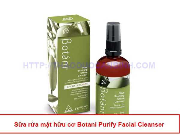 Sản phẩm sữa rửa mặt hữu cơ Botani Purify Facial Cleanser